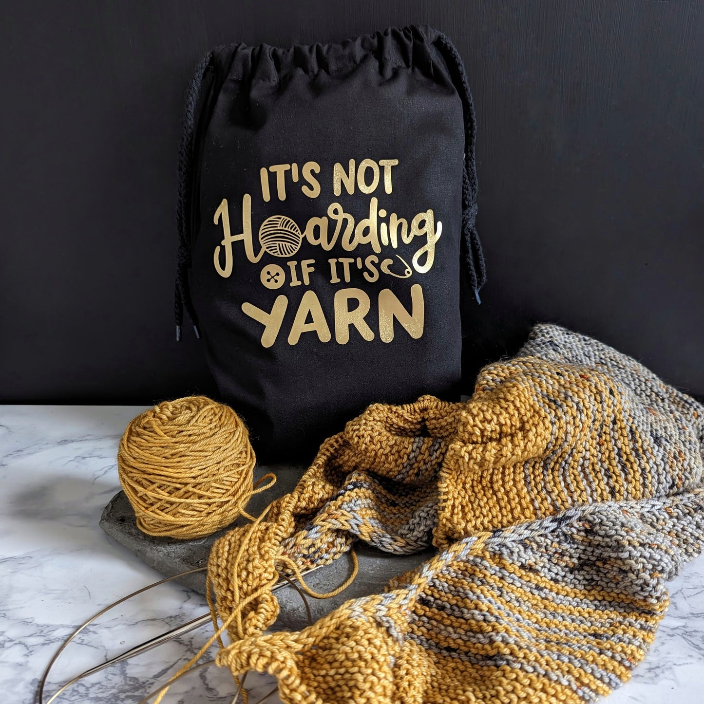 Knitting/crochet project bags