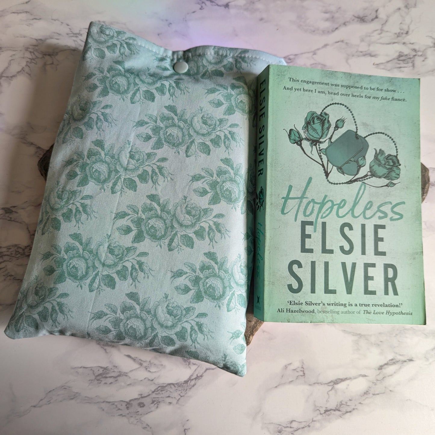 Sage green book sleeve