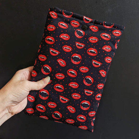 Vampire mouth book sleeve