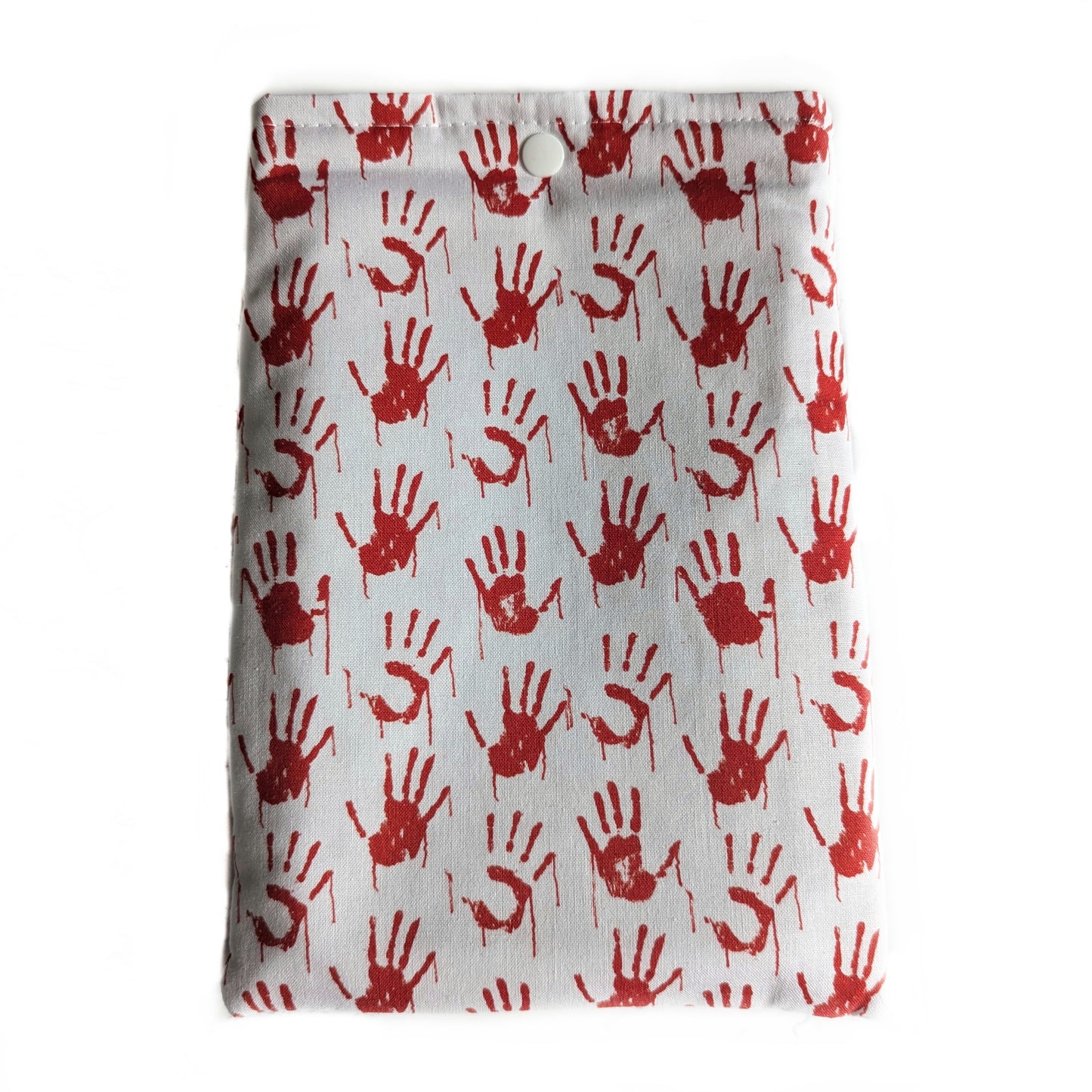 Bloody handprints book sleeve