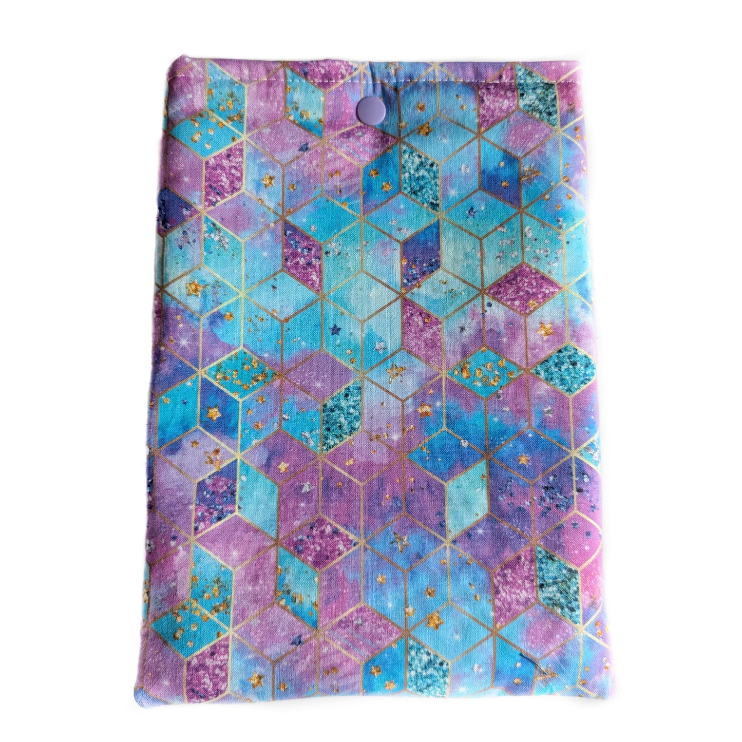 Bright geometric book sleeve