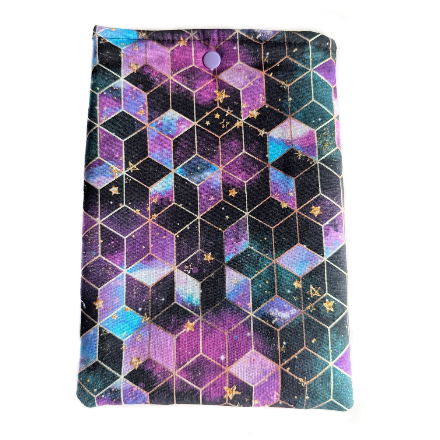 Dark geometric book sleeve