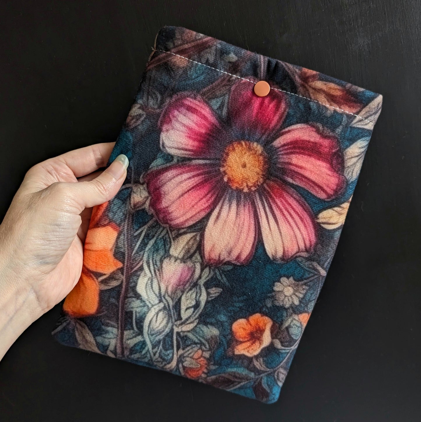 Floral book sleeve