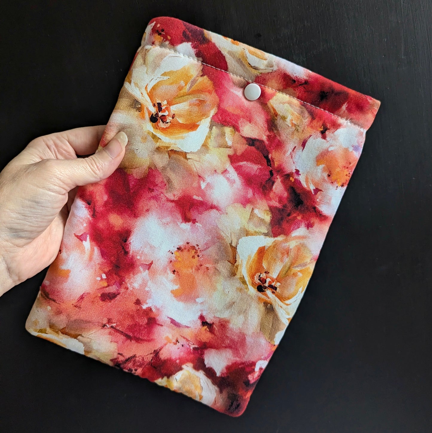 Floral book sleeve