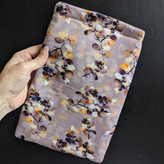 Floral book sleeve