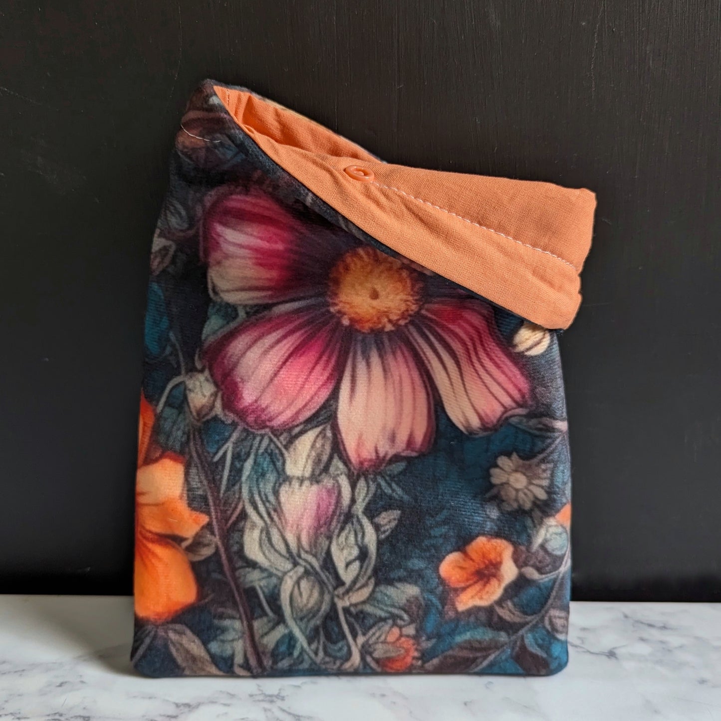 Floral book sleeve