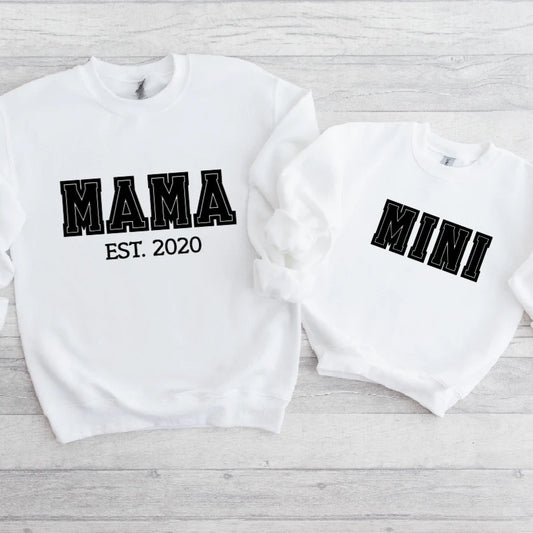 Matching mama and me sweatshirt