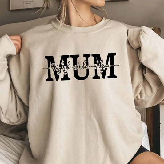 Personalized mum sweater/hoody