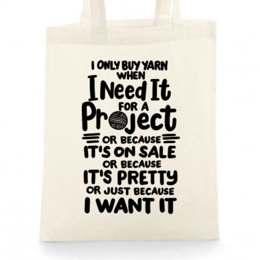 Humourous tote bag