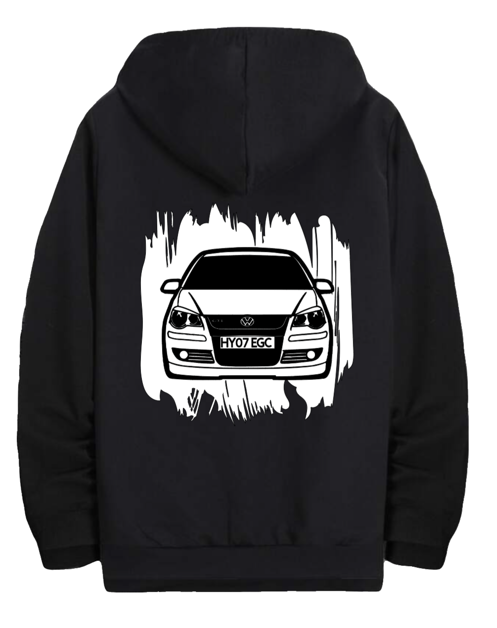 Customized car hoody