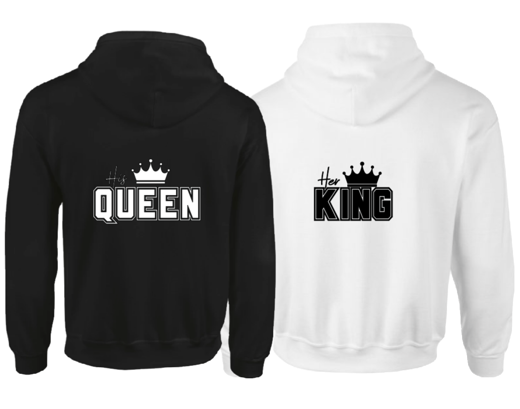 Couples hoodies: King/Queen