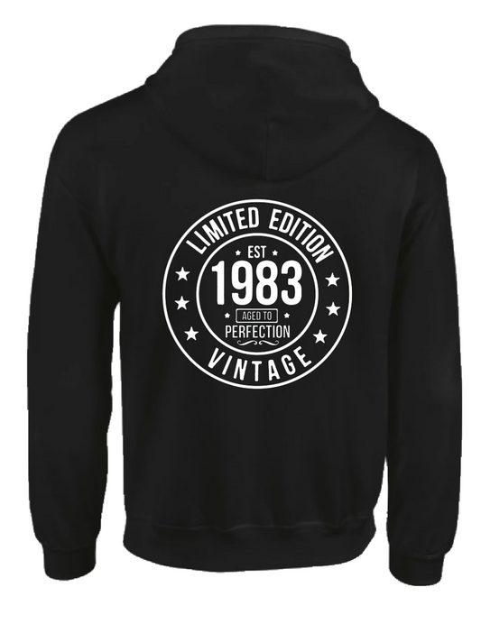Limited edition aged to perfection 1983 hoody