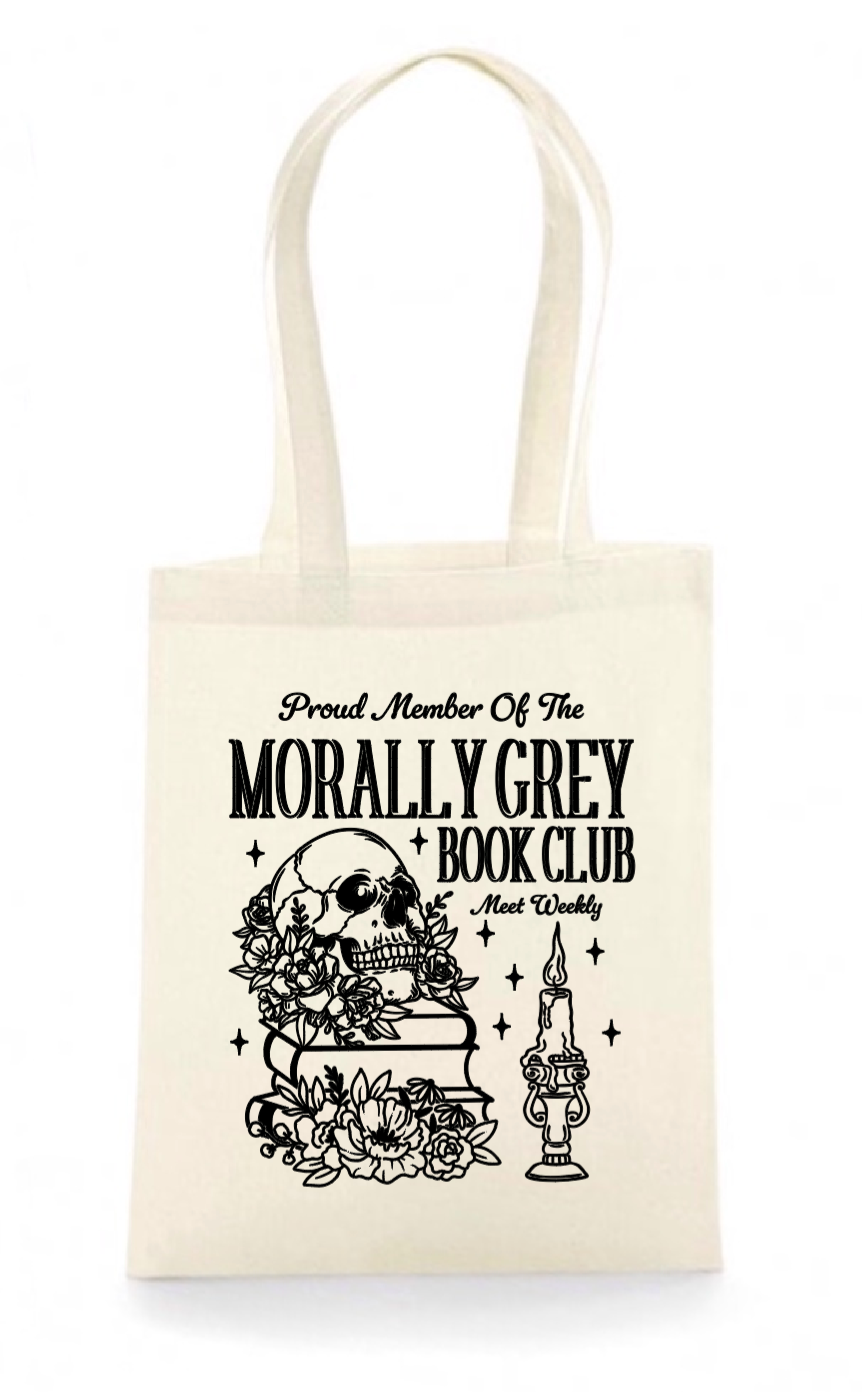 Morally grey tote bag