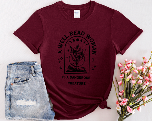 A well read woman tee