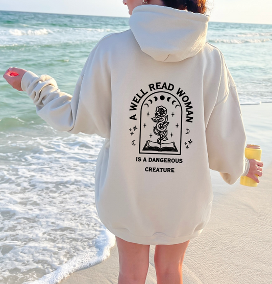 A well read woman hoodie