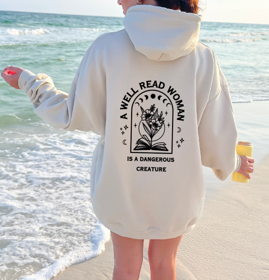 A well read woman hoodie